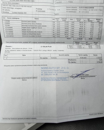Volvo V60 cena 49900 przebieg: 242153, rok produkcji 2015 z Kowary małe 137